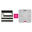 Pack porte avant de boite aux lettres "Breizh" + tapis anti-humidité