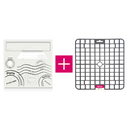 Pack porte avant de boite aux lettres "Globe-trotter" + tapis anti-humidité